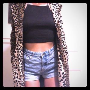 Vintage Leopard Print Coat (long)